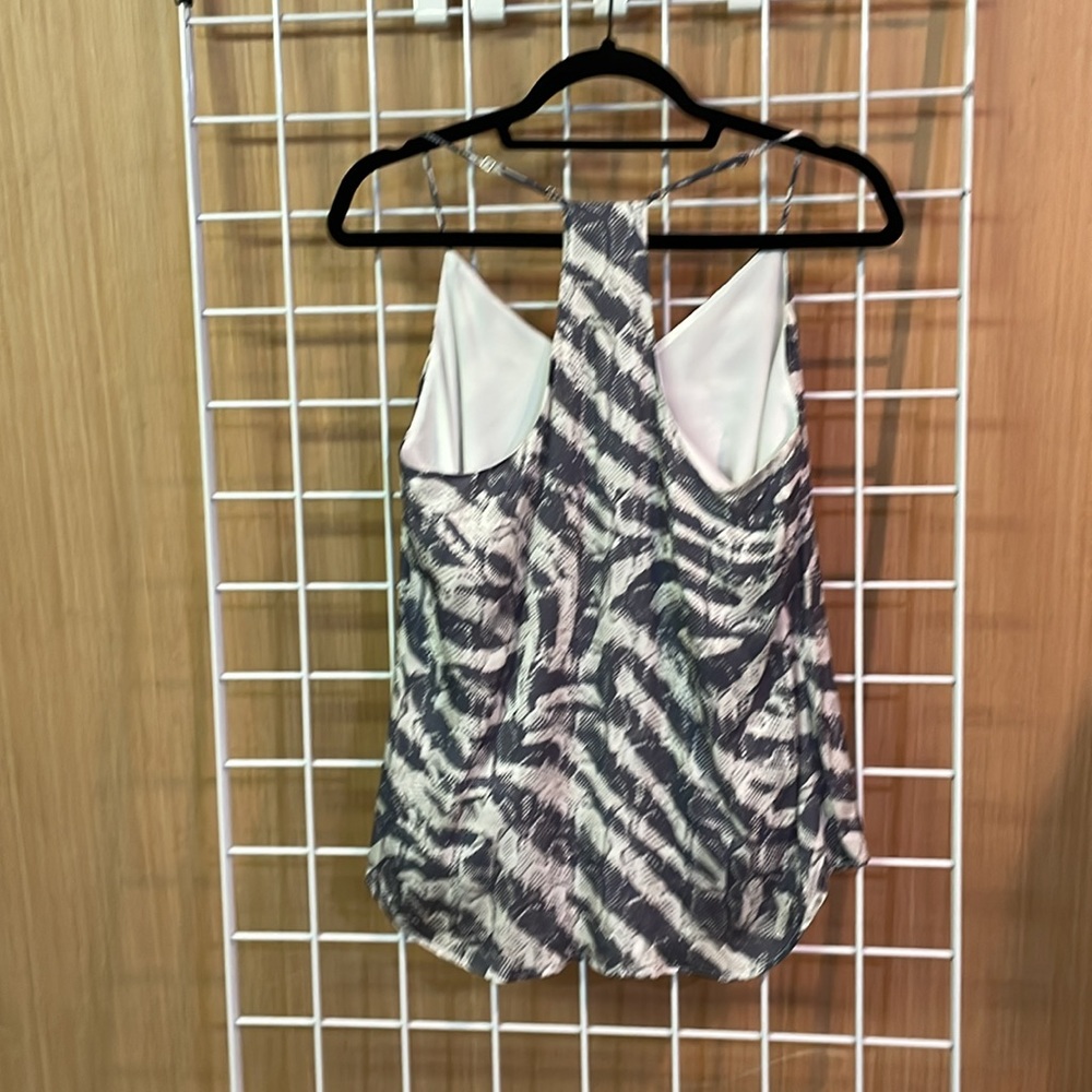 Lavender Brown Ivory/Grey tank top. Size small. NWT - Picture 5 of 5